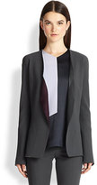 Thumbnail for your product : Narciso Rodriguez Wool Crepe Contrast-Lapel Jacket
