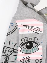 Thumbnail for your product : Kenzo Kids Patchwork Hoodie