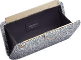Thumbnail for your product : Jimmy Choo ELLIPSE Navy and Silver Coarse Glitter Dégradé Clutch Bag
