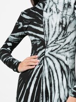 Thumbnail for your product : Proenza Schouler White Label Spiral Tie-Dye Jersey Dress