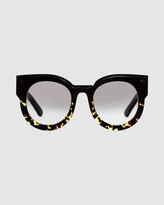 Thumbnail for your product : Valley Eyewear A Dead Coffin Club Black To Tort