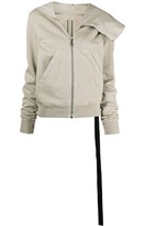 Thumbnail for your product : Rick Owens Asymmetric Zip-Up Hoodie