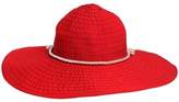 Thumbnail for your product : MonnaLisa Wide Brim Logo Printed Grosgrain Hat