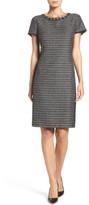 Thumbnail for your product : Ellen Tracy Women's Embellished Tweed Shift Dress