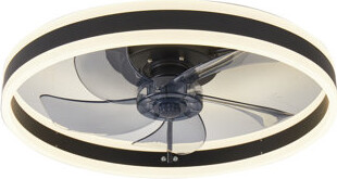 Wrought Studio Hillcrest Indoor Bedroom Flush Mount Ceiling Fan With Light