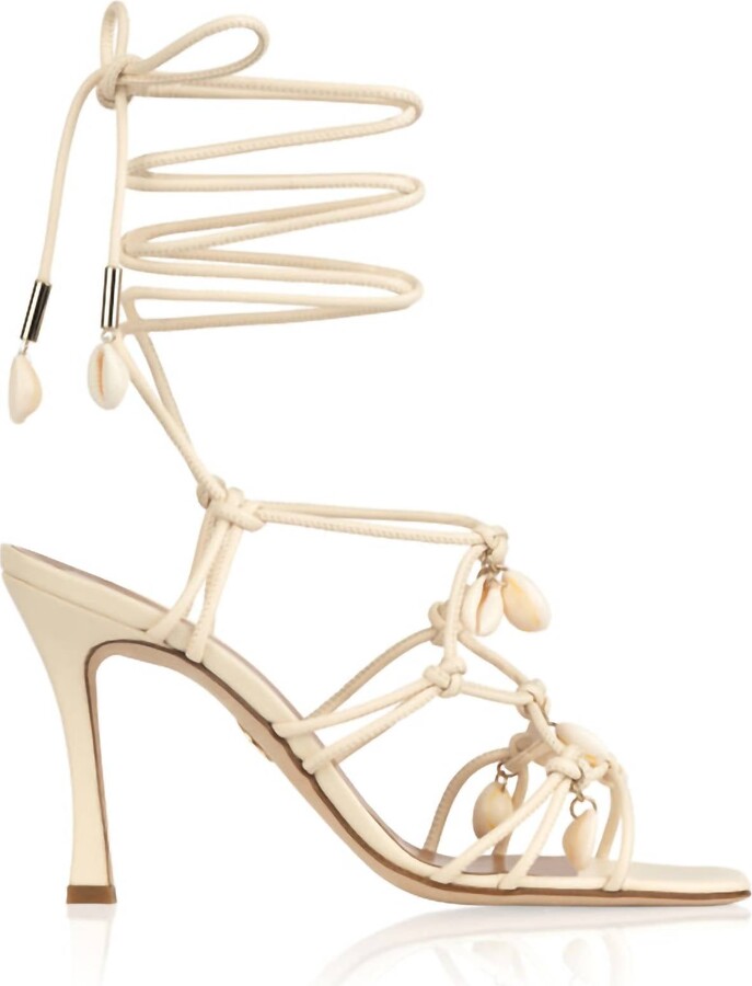 Brother Vellies Women's Shoreline Heeled Sandal In Ivory