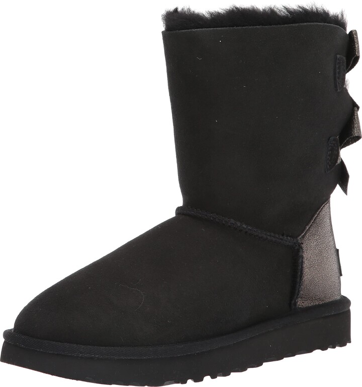 black ugg boots with bows
