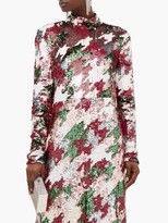 Thumbnail for your product : La DoubleJ Gala Feather-trimmed Sequinned Midi Dress - Multi