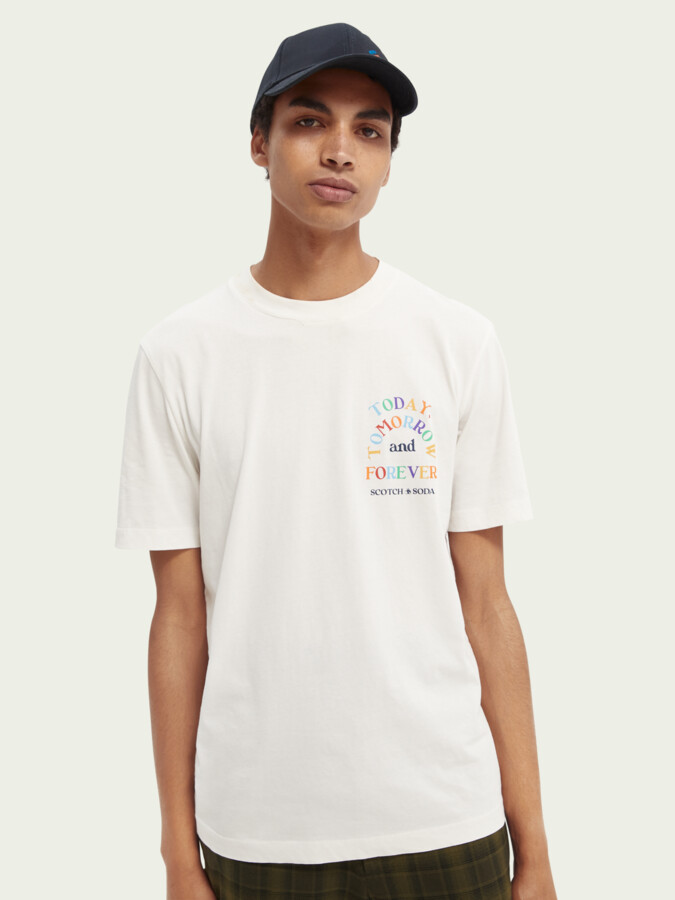 Scotch and soda organic cotton t shirt Clearance