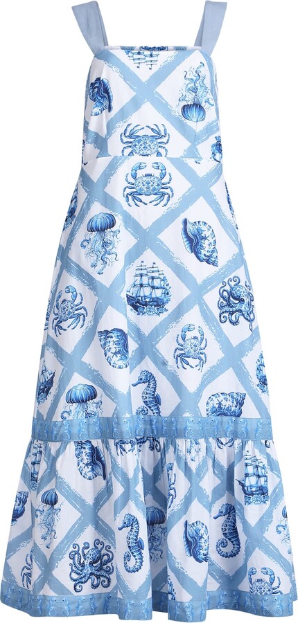 Islapayal Blue / White Sundress
