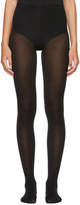 Thumbnail for your product : Wolford Black Cotton Velvet Tights