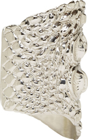 Thumbnail for your product : Givenchy Silver Crocodile Skin Cuff