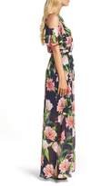 Thumbnail for your product : Eliza J Floral Cold-Shoulder Maxi Dress