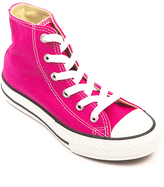Thumbnail for your product : Converse High Top Junior - Cosmos Pink
