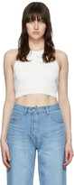 Thumbnail for your product : Juun.J White Rayon Tank Top