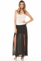 Thumbnail for your product : Lovers + Friends One & Only Maxi Skirt in Black