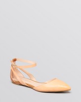 Thumbnail for your product : Enzo Angiolini Pointed Toe Ankle Strap Flats - Christaz