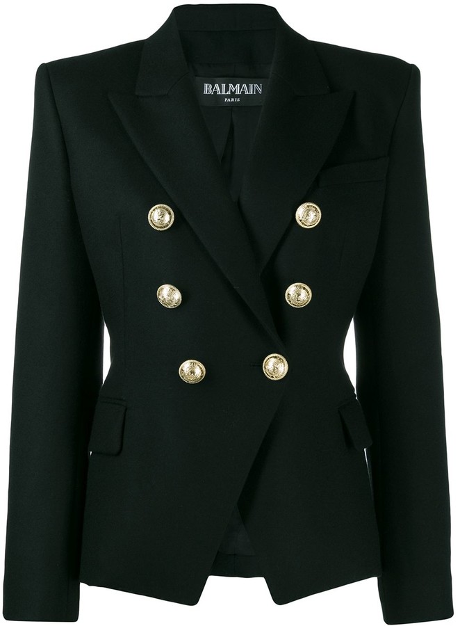 Balmain Double Breasted Jacket | Shop the world's largest collection of  fashion | ShopStyle