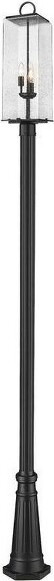 Z-Lite Z-LiteSana3-LightPostLightinBlack