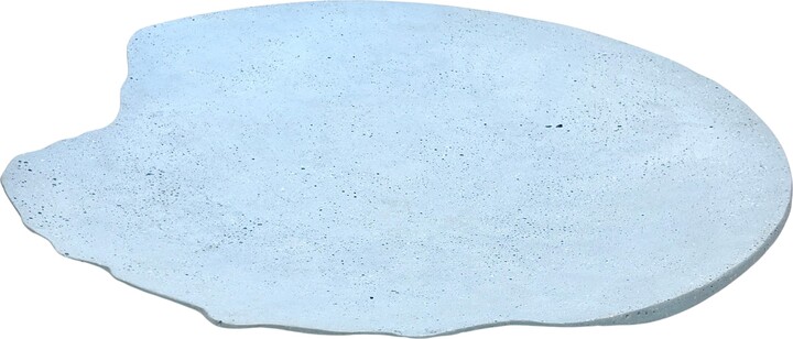 Giovanni Minelli Bespoke Customizable Italian Light Blue Recycled Resin Bowl Centerpiece/wall Art