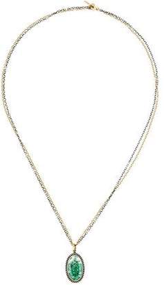 Moritz Glik Emerald Pendant Necklace w/ Tags