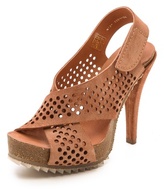 Thumbnail for your product : Pedro Garcia Caitlyn Perforated Sandals