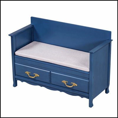 Shoe Bench with Removable Cushion, Entryway Bench with Hidden Storage for Entrance and Living Room, Shoe Storage Bench with Back