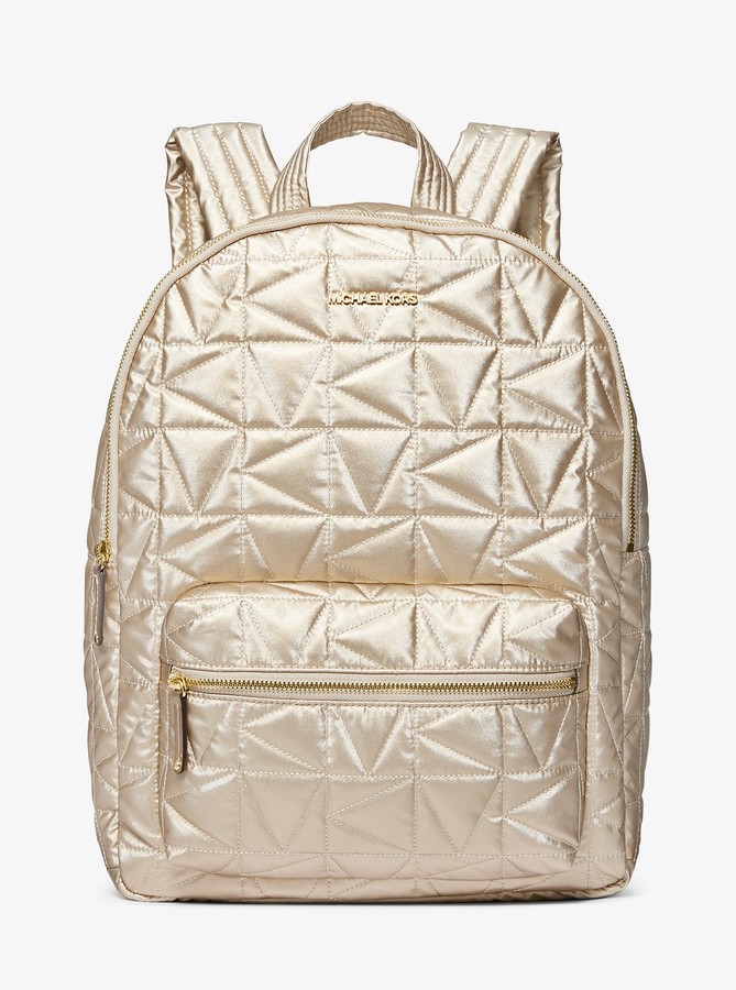 MICHAEL Michael Kors Winnie Large Metallic Quilted Backpack ShopStyle