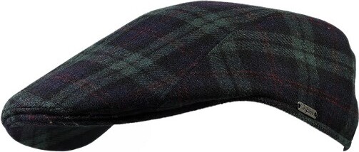 Wigens WigensMen'sTartanPlaidIvyModernCap,59,Navy