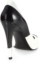 Thumbnail for your product : Pierre Hardy Leather Cap-Toe Pumps
