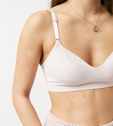 Thumbnail for your product : Calvin Klein Invisibles Maternity seamless non wired nursing bra in pink