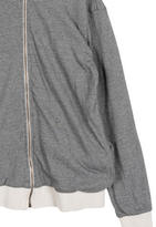 Thumbnail for your product : Bonpoint Boys' Striped Zip-Up Sweatshirt