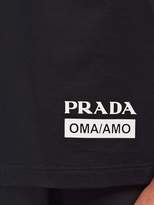 Thumbnail for your product : Prada banana print T-shirt