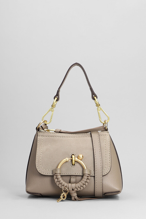 See By Chloé Outlet: Joan Minibag in grained leather - Dove Grey