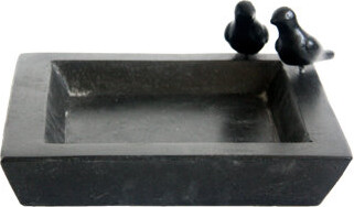 EsschertDesign Square Bird Bath