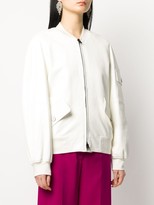 Thumbnail for your product : Tom Ford Patch Pocket Cropped Bomber Jacket