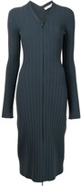 Thumbnail for your product : Proenza Schouler White Label Ribbed Knitted Cardigan Dress