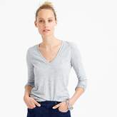 Thumbnail for your product : J.Crew Vintage cotton long-sleeve V-neck T-shirt