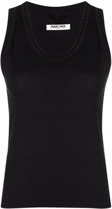 Max & Moi Scoop-Neck Knitted Vest Top