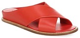 Thumbnail for your product : Vince Fairley Criss-Cross Leather Backless Sandals