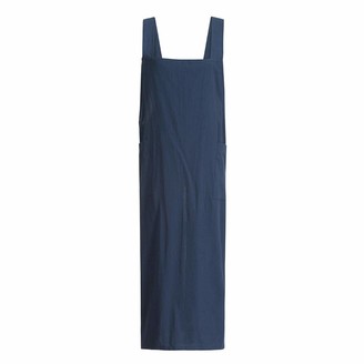 navy linen dress uk
