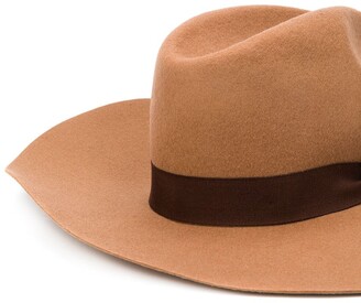 DSQUARED2 Knitted Wide Brim Fedora Hat