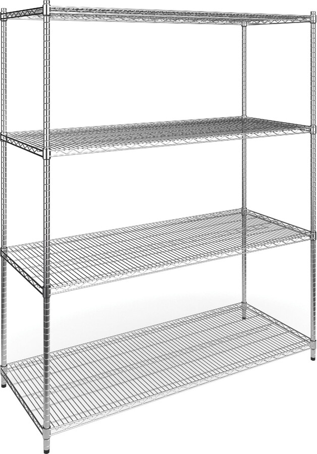 OFM X5 Preconfigured Kit-4 Shelf Rack, 24" x 60" (No Tracks)
