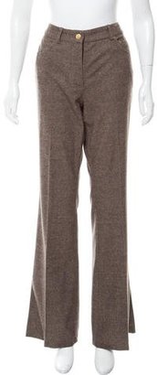 John Galliano Mid-Rise Wool Pants