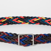 Thumbnail for your product : Paul Smith Men's Reversible Plaited Leather Belt