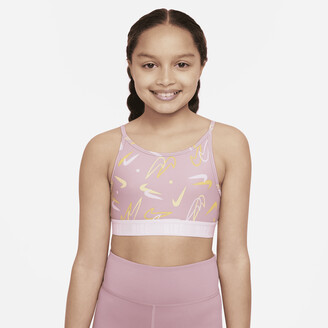 Nike Dri-FIT Trophy Big Kids' (Girls') Sports Bra in Pink - ShopStyle
