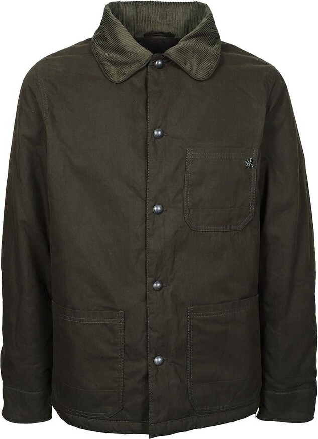 WAXED Corduroy-Collar Jacket