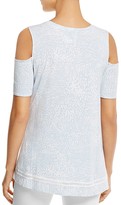 Thumbnail for your product : Lysse Mira Cold Shoulder Print Top