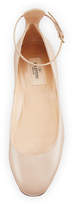 Thumbnail for your product : Valentino Garavani Tango Leather Ankle-Wrap Flat