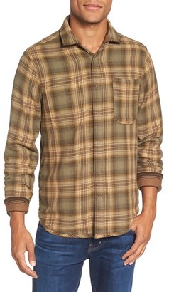 Jeremiah Men's Lansing Reversible Twill Flannel Shirt
